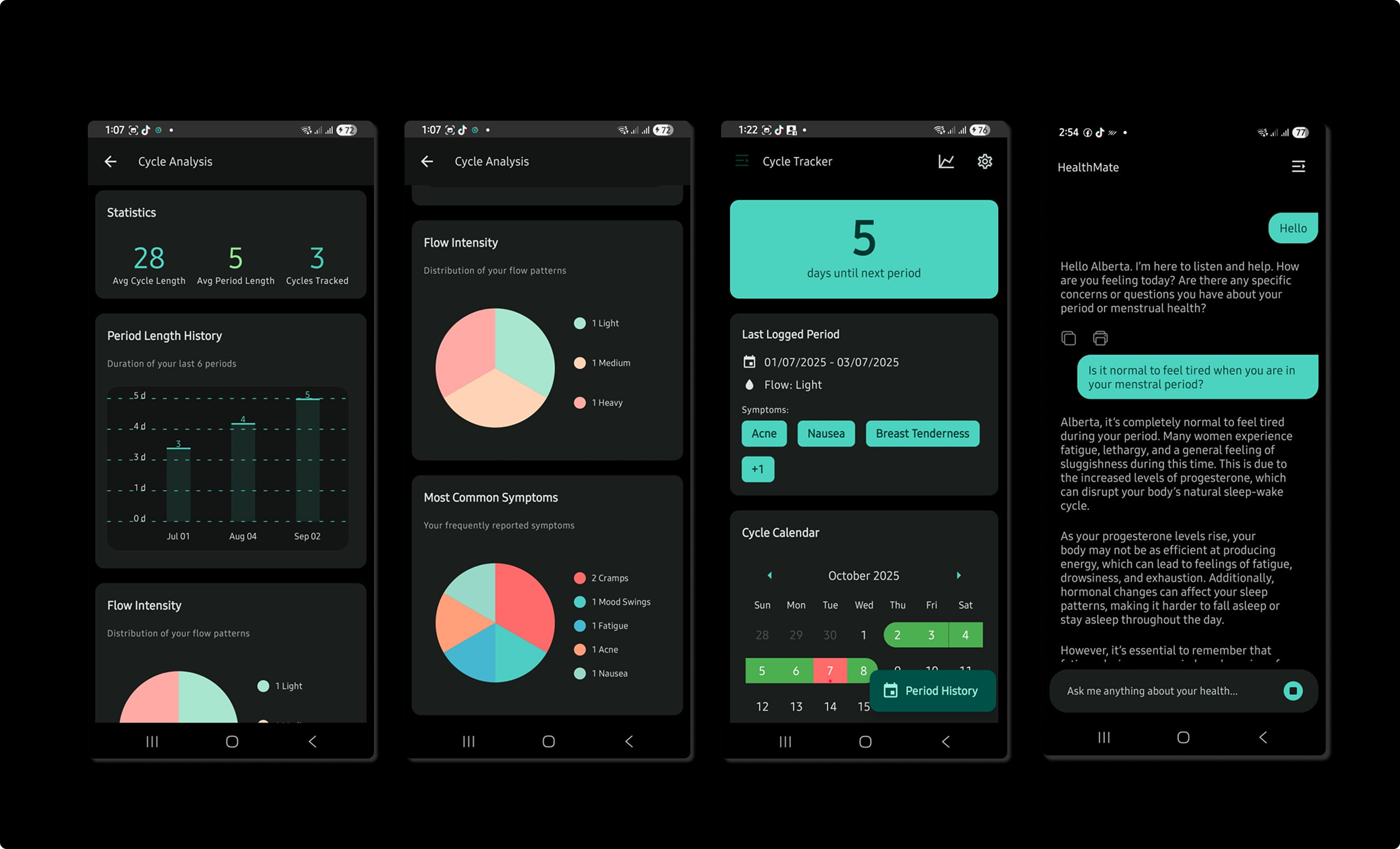 HealthMate Mobile App Screenshot